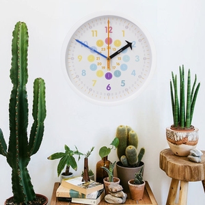 Hicat trẻ em nói với thời gian thực hành học tập đồng hồ 12 inch Kích thước giảng dạy cầm tay analog Đồng hồ cho các trường học - Product Image 6