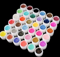 Lke-gel uv professionnel, 36 couleurs, vernis à ongles, couleur Pure, longue durée, résistant
