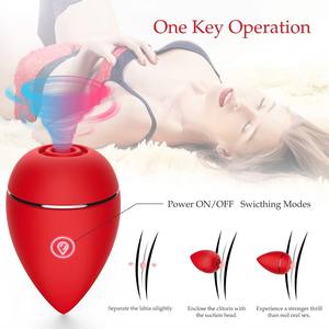 Beauty Ei Ontwerp 10 Speed Tepel Zuigen Clit Stimulator Seksspeeltje Voor Vrouw Magnetisch Opladen Ipx7 Waterdichte Roos Vibrator - Product Image 6