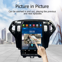 Reproductor Multimedia Vertical para Automóvil Tesla con Android 13 de 12.8 Pulgadas para Ford Mondeo 2006-2010, CarPlay Inalámbrico, Android Auto, DSP