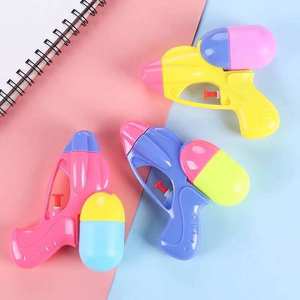 Pistol air kartun Mini lucu untuk anak-anak mainan luar ruangan terbuat dari plastik tahan lama musim panas - Product Image 3