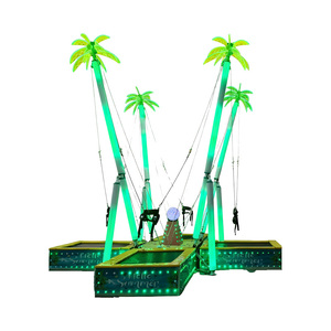 Parque de atracciones <span class=keywords><strong>bungee</strong></span> luces intermitentes Instalaciones de entretenimiento festivo trampolín hinchable Fabricantes al por mayor <span class=keywords><strong>bungee</strong></span> ligero - Product Image 5