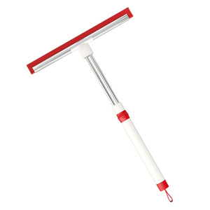 Rubber <b>Squeegee</b> For <b>Window</b> Cleaning Scalable Aluminum Handle Glass <b>Cleaner</b> Tool - Product Image 2