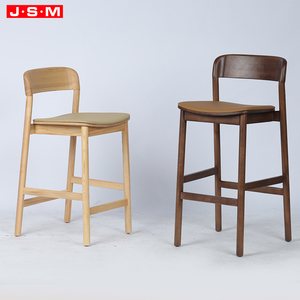 Tabourets <span class=keywords><strong>de</strong></span> bar modernes nordiques en bois, chaises hautes pour comptoirs, chaises hautes pour îlot <span class=keywords><strong>de</strong></span> cuisine - Product Image 1