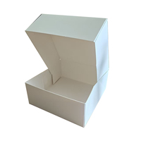 Scatole per Torte Pieghevoli Facili da Usare, Contenitori Monouso in Cartone Bianco Personalizzabili all'Ingrosso