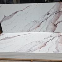 Lámina de Mármol UV BingJie, Panel de Mármol Sintético de PVC para Decoración de Paredes, Lámina de Mármol de PVC, Venta al por Mayor