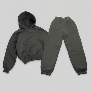 <span class=keywords><strong>Hoodie</strong></span> Pria Custom Logo 500 Gsm Katun Tebal Model Jumper Vintage Crop Hombre Boxy Fit Drop Shoulder Sudaderas Con Capucha - Product Image 3