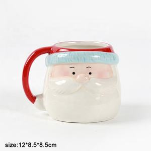 Nouvelle arrivée décoration de noël mignon père noël tasse en céramique tasse à lait pour noël décoration de la maison - Product Image 2