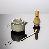 Ensemble de bols à matcha en céramique et porcelaine de style Ru, durables, de qualité alimentaire, écologiques, avec logo personnalisé, outils de cérémonie du thé