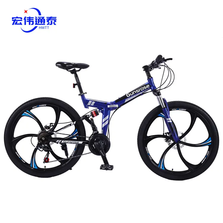 Bicicleta de Montaña personalizada de 21, 24 y 27 velocidades, 26 pulgadas, plegable, 27 velocidades, venta al por mayor