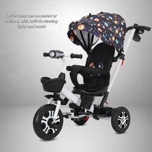 Vélo pour enfants de 1 à 4 ans, poussette pliable pour enfant, siège pivotant, scooter pour enfants, tricycle pour bébé, vélo à 3 roues, sac de transport pour <span class=keywords><strong>maman</strong></span> - Product Image 5