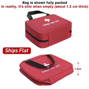 Kit di Pronto Soccorso per Auto, Mini Borsa Compatta in Oxford per Emergenze, Manuale per Avventure all'Aperto, Campeggio, Escursionismo, Viaggi - Product Image 6