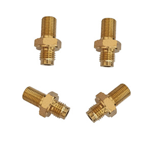 Brass Pipe Fitting <b>Adapter</b> 3x18.05mm Male Thread Connector For Electrical Appliances - Product Image 1