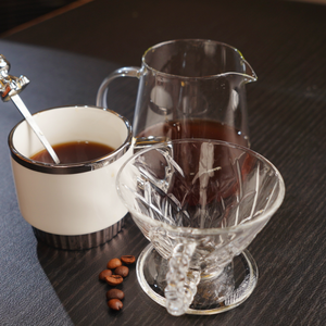 แก้วบอโรซิลิเกตพรีเมี่ยมชุดเครื่องชงกาแฟเกรดทางการค้าปรับแต่งได้พร้อมกล่องของขวัญขายส่ง - Product Image 1