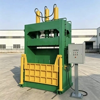 Presse à balles verticale hydraulique lourde sur mesure avec éjection automatique pour foin et compacteur de textiles usagés