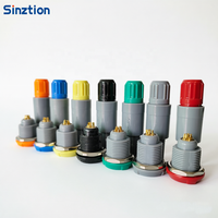 Connecteur Circulaire 0P PAG PKG pour Instruments Médicaux, Prise d'Aviation Multiconnexion en Plastique à Verrouillage Automatique Push-Pull