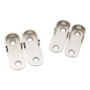 Shengyuan Zinc Alloy Flat Tube Coat Holder 16mm <b>Wall</b> <b>Mount</b> Nickel Plating For Home <b>Cabinet</b> Wardrobe Hardware - Product Image 3