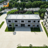 Immeuble de bureaux préfabriqué à plusieurs étages, structure en acier léger préfabriquée, construction durable et efficace