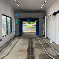 Système de lavage de voiture sans personnel 24h/24 avec 5 brosses EVA et pulvérisation automatique de mousse nettoyante pour un effet de nettoyage complet
