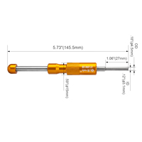Outil d'extraction de bornes tubulaires JRready XT-DRK12B Orange pour 12 bornes #   Connecteurs standard 5015