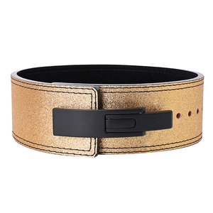 Women's Custom Logo Gym Glitter Weightlifting Powerlifting <b>Belt</b> Wholesale Fitness Cowhide Neoprene Leather Back Support Lever - Product Image 4