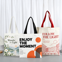 Sac fourre-tout en toile de coton personnalisé avec logo imprimé par sublimation, réutilisable, pour les courses, promotionnel, uni, avec poignée