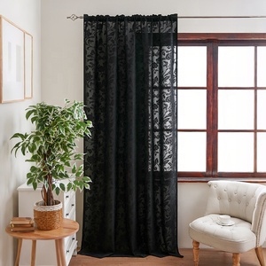 Nuove Tende Trasparenti in Pizzo Floreale Creativo per Finestre, Tende Bordeaux e Bianche per Soggiorno - Product Image 4