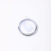 Gobelet isotherme en acier inoxydable de 20 oz, droit et fin, avec couvercle, pour impression par transfert thermique.