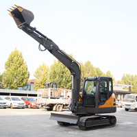 Mini-excavatrice sur chenilles neuve, petite pelle, moteur CE/EPA/EuroV, mini-excavatrice de 7 tonnes avec accessoires