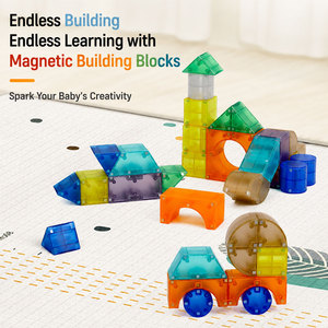 Juego de Bloques Magnéticos Personalizables para Aprendizaje Preescolar y Juego de Construcción Creativa - Product Image 6