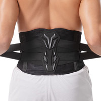 Ceinture de soutien lombaire respirante et réglable avec plaques de compression doubles amovibles pour le bas du dos – Vente en gros