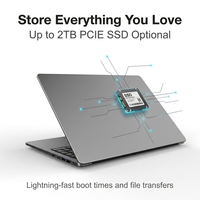Laptop Sottile da 16 Pollici con Intel Core Ultra 5 125H per Studenti e Ufficio, Vendita all'Ingrosso Globale OEM ODM da Fabbrica