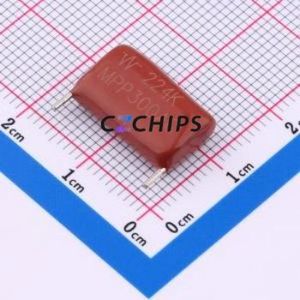 Condensateur à film polypropylène (CBB) MPP224KA16AS6025A1, composant traversant (THT), pas de 15 mm, 220 nF, 10 %, 300 V - Product Image 1