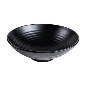 Cuenco de melamina para restaurante japonés, cuenco Negro Grande personalizado a granel, barato, 100% - Product Image 1