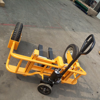 Chariot élévateur manuel tout-terrain Xinsheng certifié ISO, 1T (2000 kg), avec moteur DC 12V/24V et batterie, pour levage de palettes - Nouveauté et Vente Flash