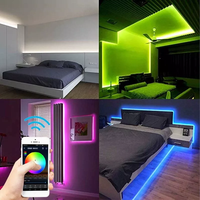 Bande LED COB de style nouveau, 480 LED/m, 11 W/m, DC 12 V 24 V, IP44, bande LED COB pour éclairage LED