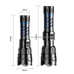 50 Wát trắng Laser cao mạnh mẽ cao lumen USB có thể sạc lại 5 chế độ Zoomable LED <span class=keywords><strong>Torch</strong></span> mạnh mẽ chiến thuật đèn pin cho trường hợp khẩn cấp - Product Image 6