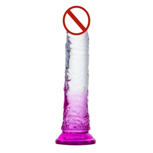 Dildos para Mujeres Personalizables, Impermeables, de Material TPE Seguro, Sin Vibración, Transparentes, Realistas, con Ventosa, Ecológicos - Product Image 1