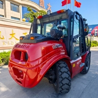 Chariot élévateur tout-terrain 4x4 diesel 3 à 4 tonnes CE pour travaux de construction