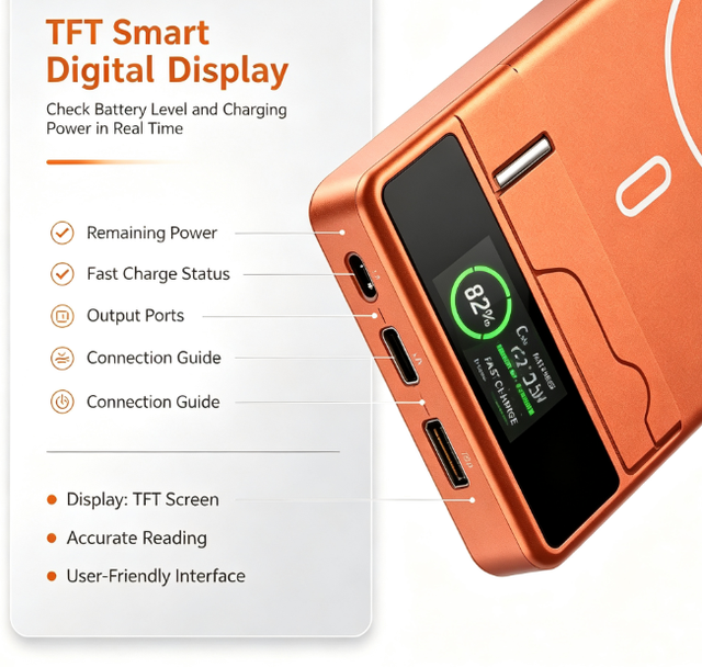 20W PD Fast Charging Power Bank Mini Portable External Battery Pack With Lanyard Slim Metal Powerbank For iPhone Smartphone