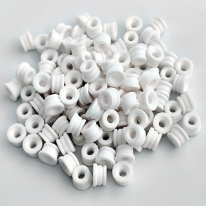 Ojal textil blanco de cerámica de alúmina 95% y hilo de cerámica-Guía de hilo piezas de cerámica - Product Image 2
