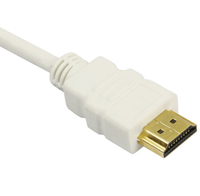Konverter HDTV Berlapis Emas ke Adaptor VGA Dengan Audio, Adaptor HDTV ke VGA