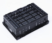 Vente chaude pliable 45L bacs mobiles fruits légumes caisses en plastique à vendre