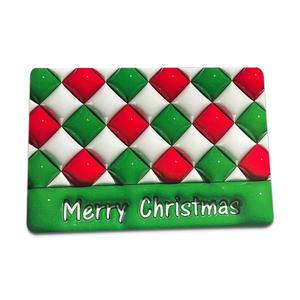 Paillasson de Noël 3D moderne et minimaliste, rectangulaire, en fibre de polyester, antidérapant, pour la décoration de la porte d'entrée de la maison - Product Image 4