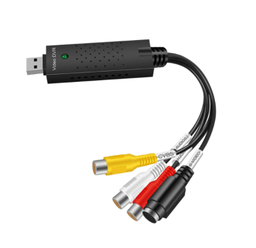 Enough Stock USB 2.0 TV DVD VHS Video Capture Adapter Device Card Support for Win XP / Win 7 / Vista 32