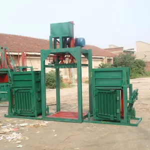 Thủy Lực Chai PET Baler Máy Với Thủy Lực Máy Đầm, Nhựa Baler