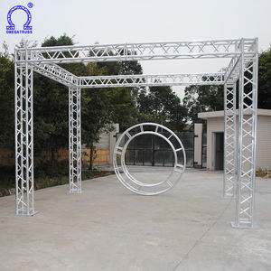 نظام هيكل معدني محمول مخصص من الألومنيوم لإضاءة المسرح بأشكال متنوعة (دائرة، مستطيل) - منصة للفعاليات وكابينة دي جي - Product Image 4