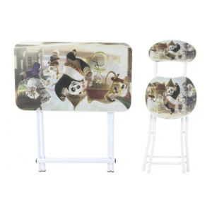 ชุดโต๊ะเก้าอี้เด็กปรับระดับได้ ทนทาน <span class=keywords><strong>ลาย</strong></span><span class=keywords><strong>การ์ตูน</strong></span> พกพาสะดวก <span class=keywords><strong>โต๊ะ</strong></span>เรียนโลหะพับได้ง่าย <span class=keywords><strong>โต๊ะ</strong></span>คอมพิวเตอร์สำหรับเด็ก - Product Image 5