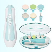 6-en-1 enfants adultes lime à ongles Kit de toilettage ensemble de manucure enfant en bas âge polisseuse à ongles tondeuse