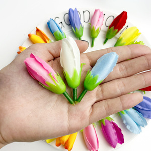 Capullos de Magnolia Simulados, Flores de Seda en Miniatura para Decoración de Bodas, Horquillas para el Cabello y Arreglos Florales para el Hogar - Product Image 3